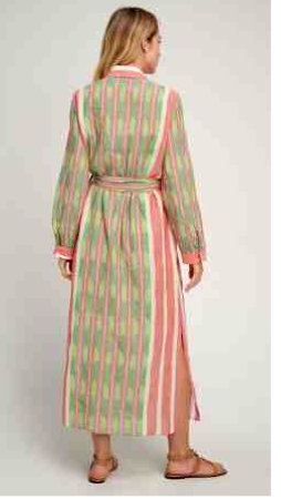 Pearl and Caviar Zakar Shirt Dress Red