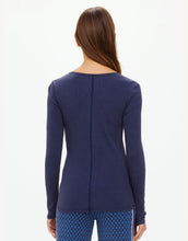 Load image into Gallery viewer, The Upside Ness Ribbed Longsleeve Top Denim