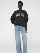 Load image into Gallery viewer, Anine Bing Miles Sweatshirt Washed Black