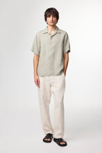Load image into Gallery viewer, NN07 Julio Open Collar Linen Shirt Sage Green