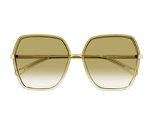 Load image into Gallery viewer, Chloé Franky Hexagonal beige Sunglasses