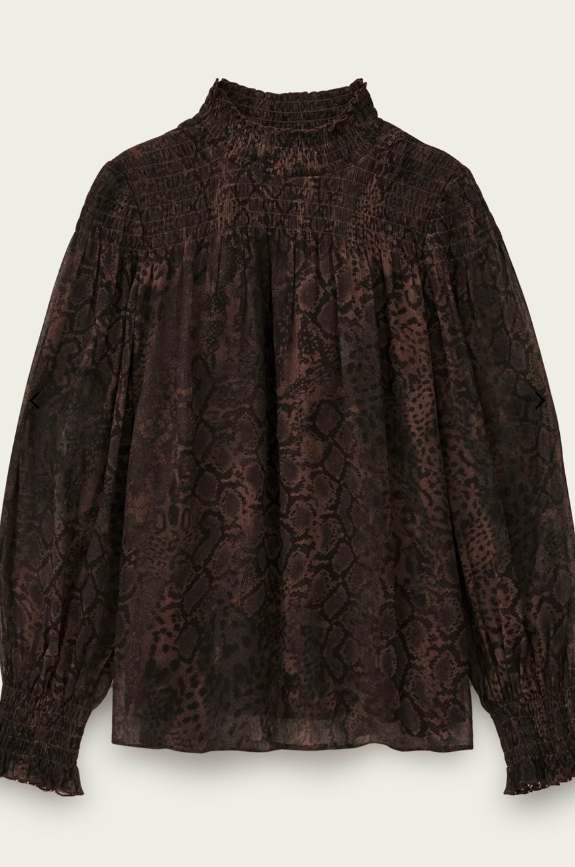 BA&SH Shamy Serpent Shirt