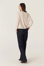 Load image into Gallery viewer, Cable Cashwool Cable Crew Jumper - Blush
