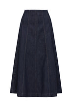 Load image into Gallery viewer, Cable Burke Denim Skirt - Dark Indigo