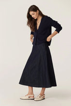 Load image into Gallery viewer, Cable Burke Denim Skirt - Dark Indigo