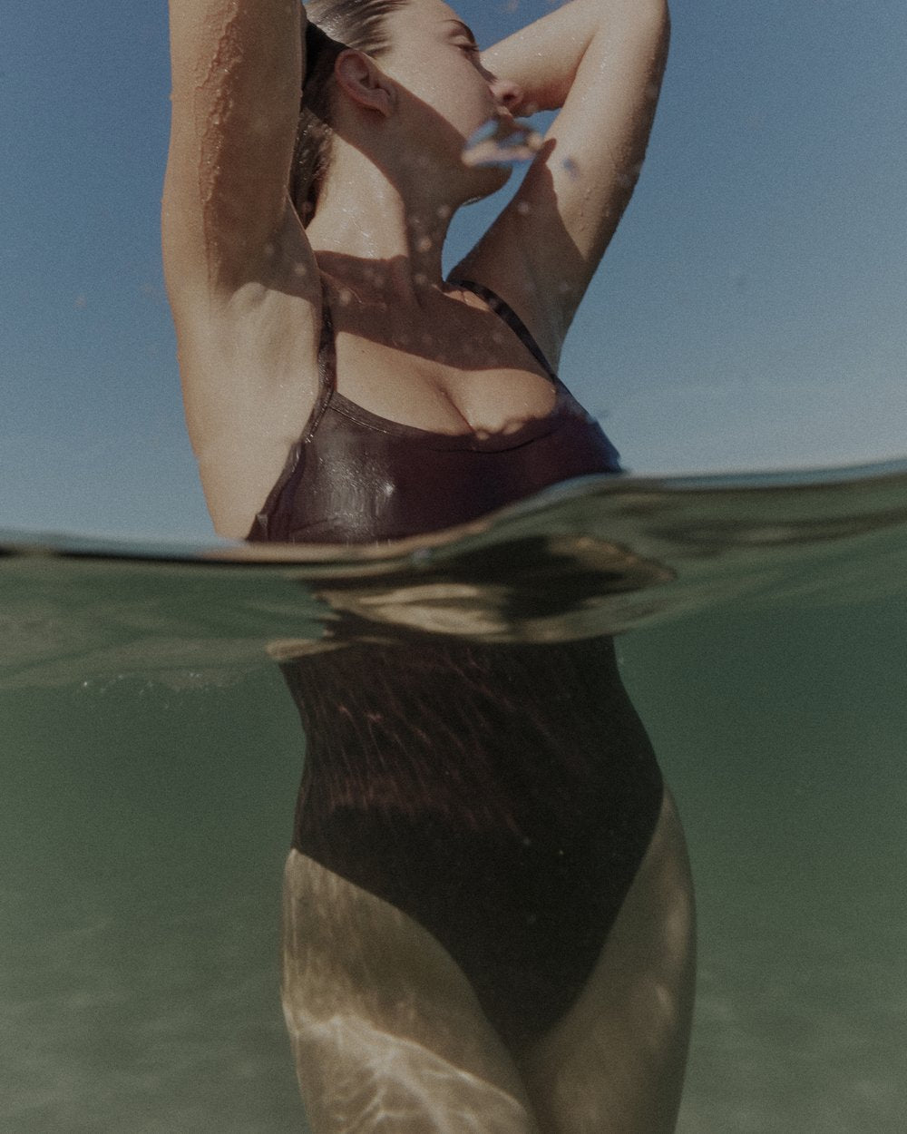 Innes Lauren Plum Square One Piece