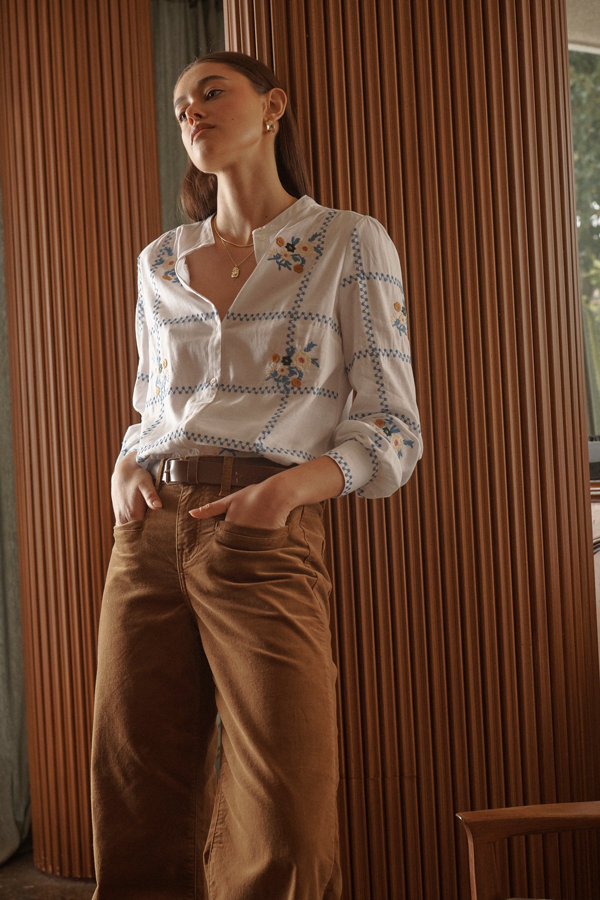 Kireina Carol Blouse Coconut White