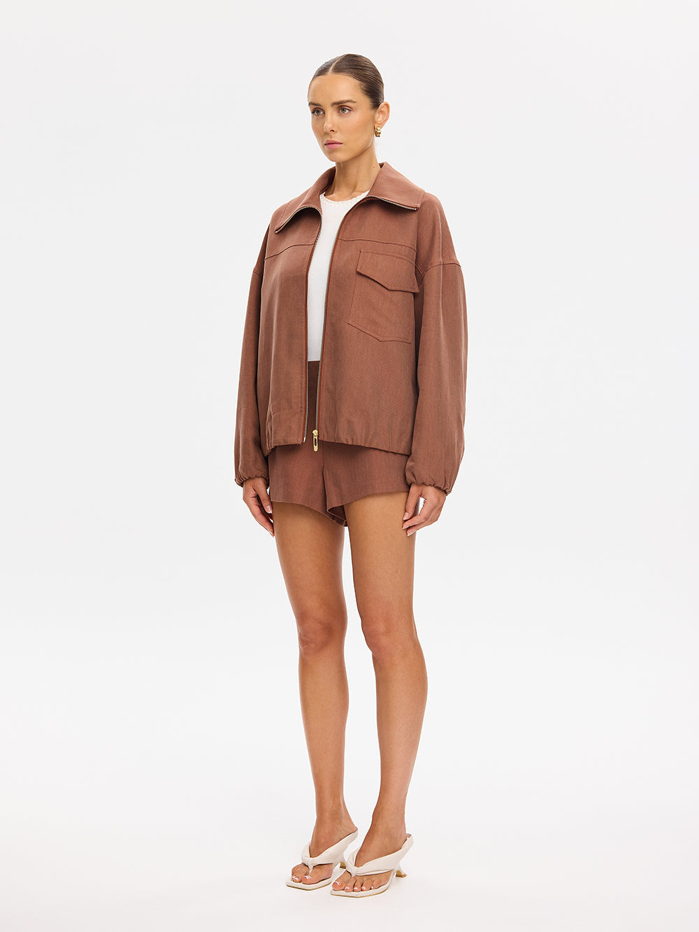 Kivari Cass Jacket Chocolate