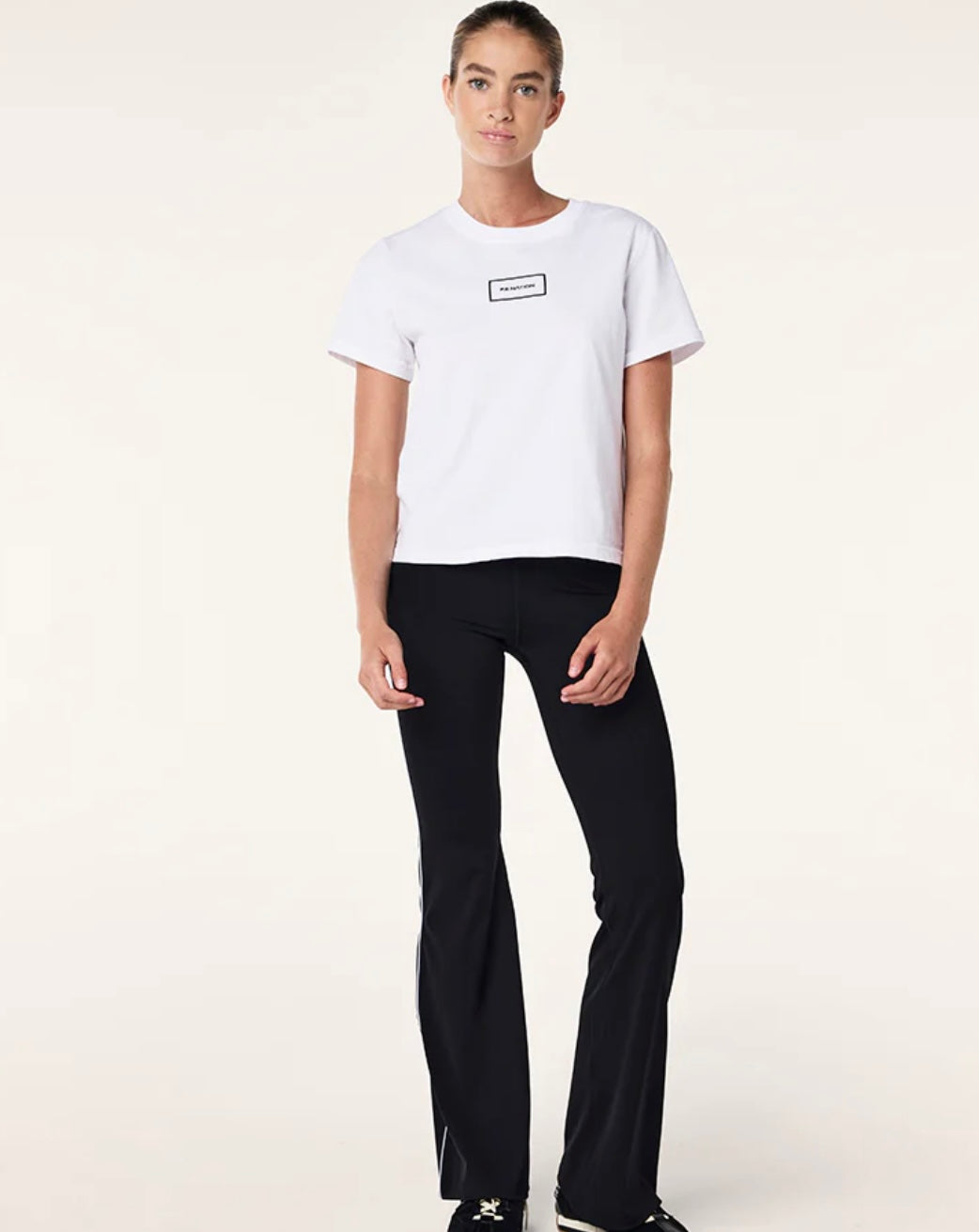 PE Nation Kite Tee in Optic White