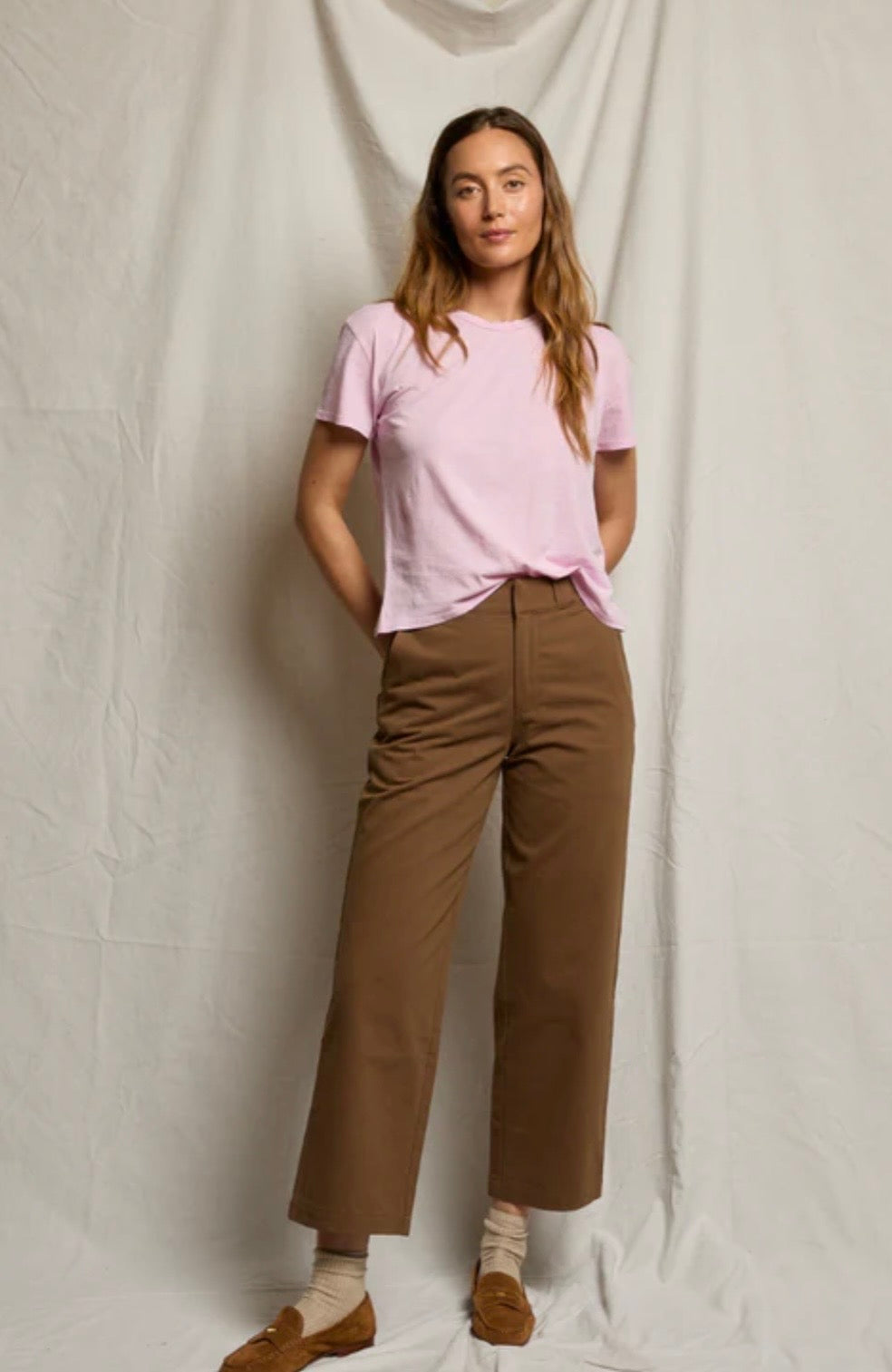 Perfect White Tee Harley Sugar Pink