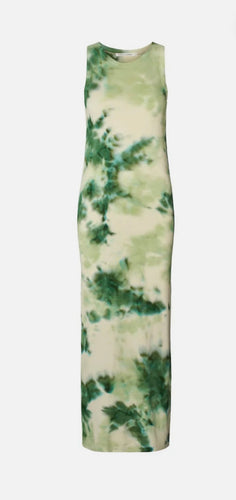 Rabens Saloner Niara Dress Emerald Combo