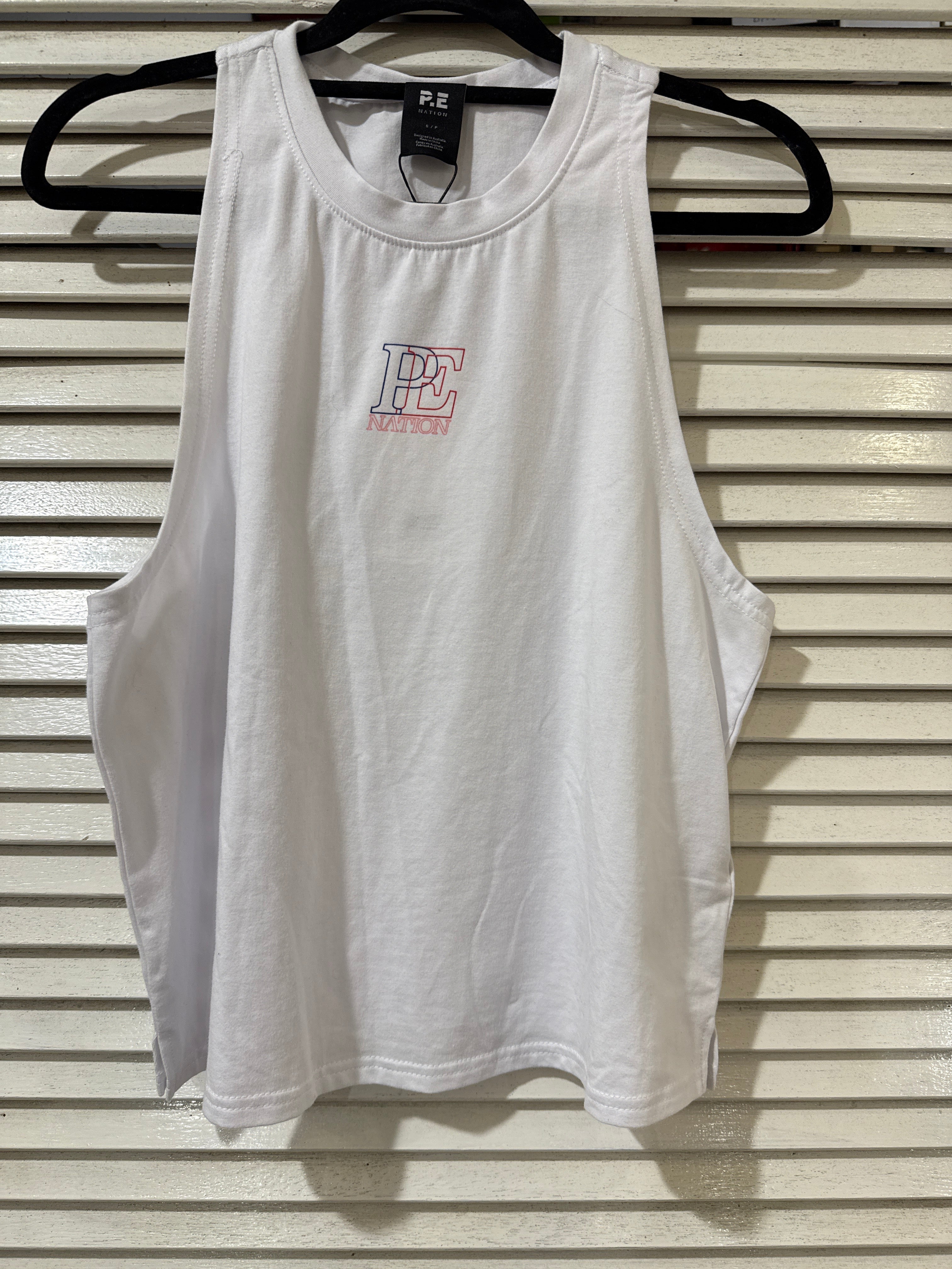 PE Nation Definition Tank in Optic White