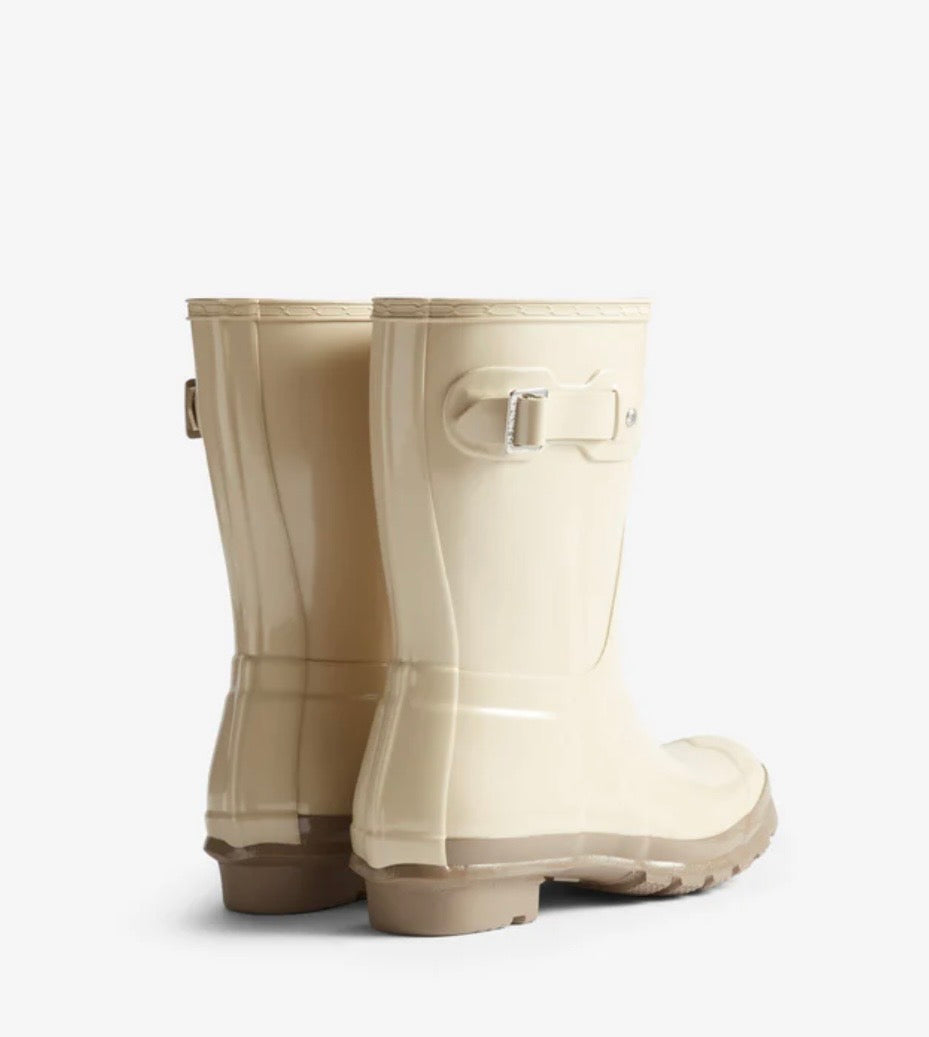Hunter Short Gloss Boot Gravel/Kettle