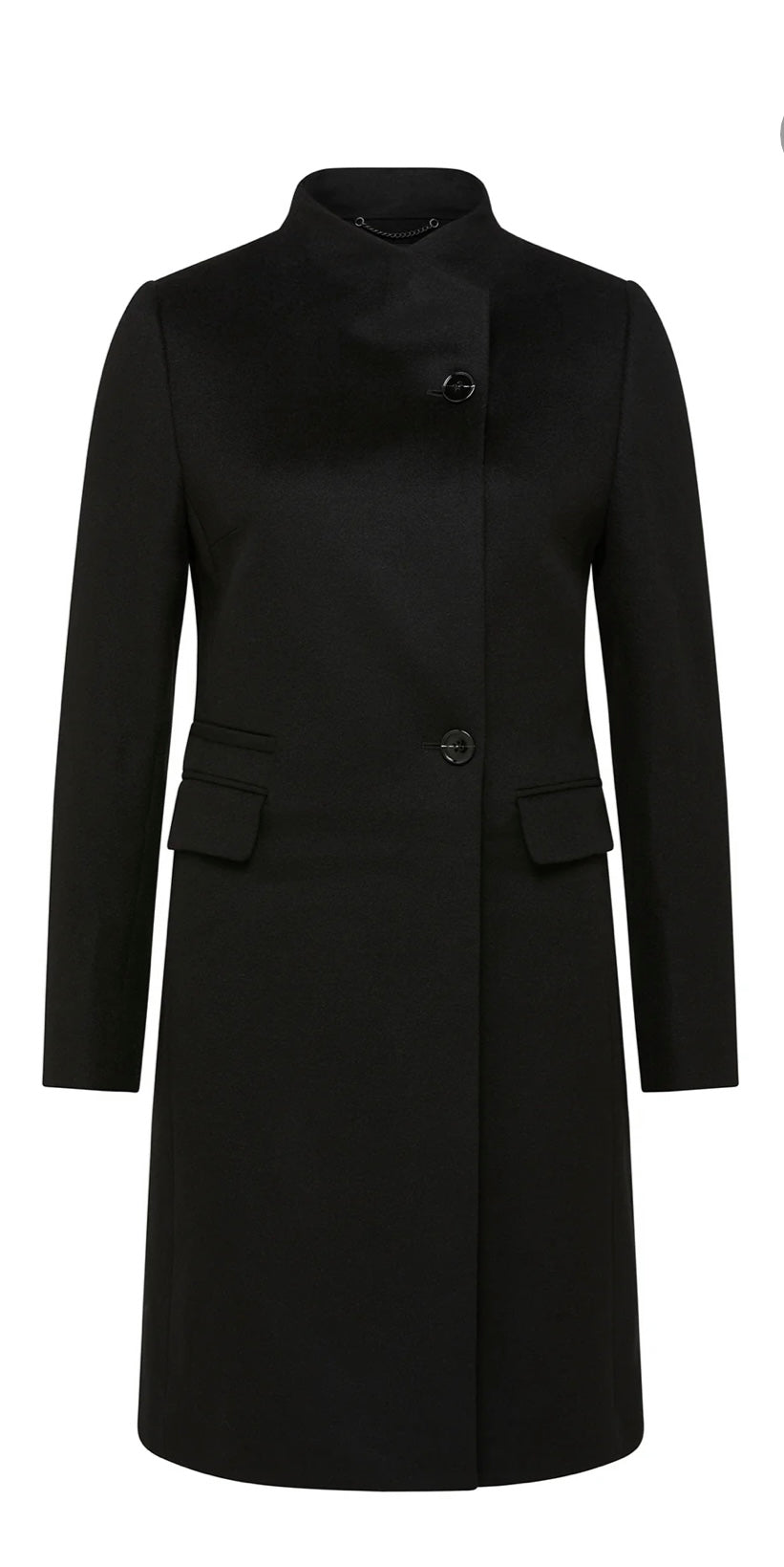 Cable - Eton Wool Coat Black