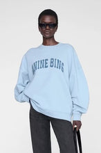 Load image into Gallery viewer, Anine Bing Miles Sweatshirt Pale Blue