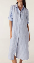 Load image into Gallery viewer, Cable Pure Linen Shirt Dress
