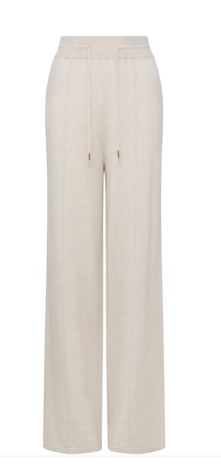 Cable Cashwool Track Pant in Oatmeal