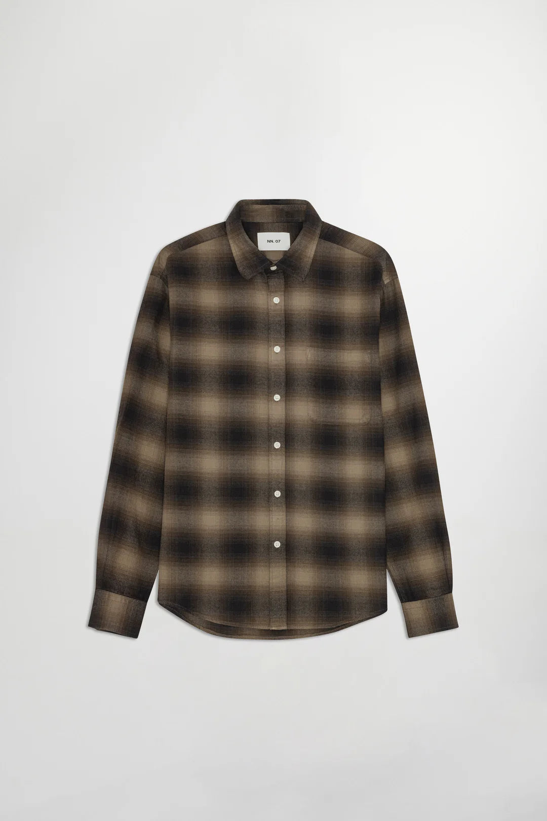 NN07 Deon Shirt Black Check