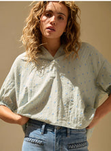 Load image into Gallery viewer, Kireina Sara Shirt Blue dots
