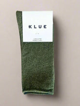 Load image into Gallery viewer, Klue Glitter Lurex socks in Khaki