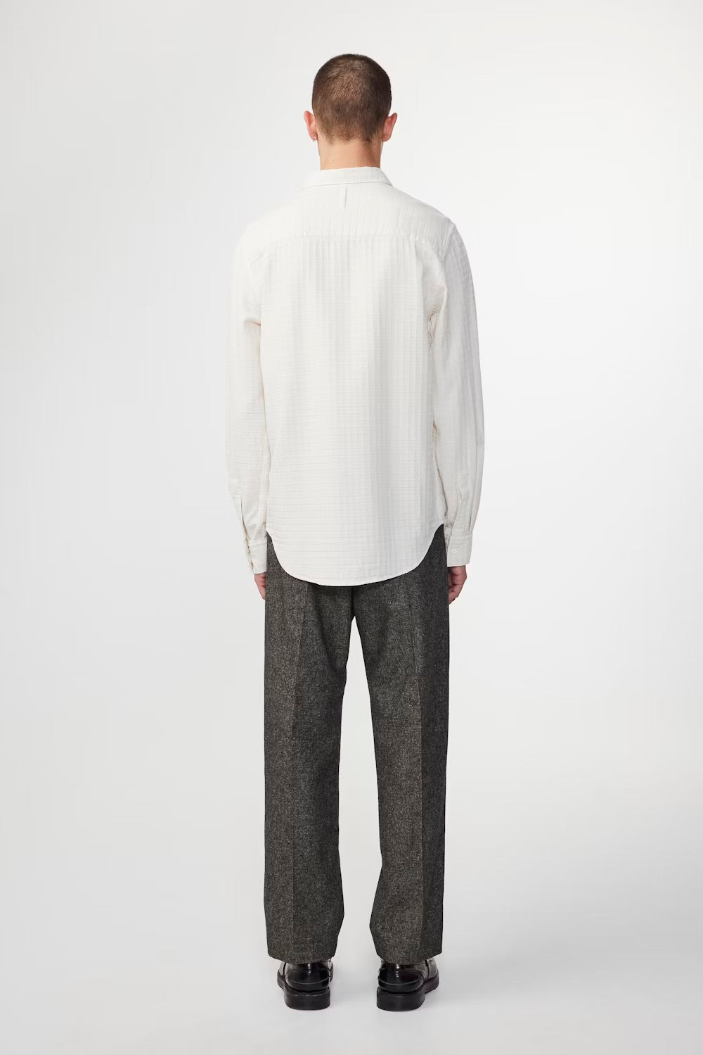 NN07 Cohen Dobby Weave Shirt Off White