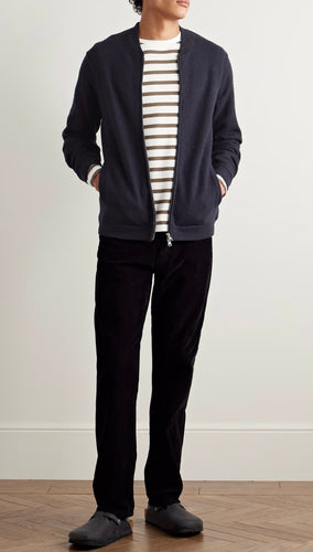 NN07 Boiled Merino Wool Bomber