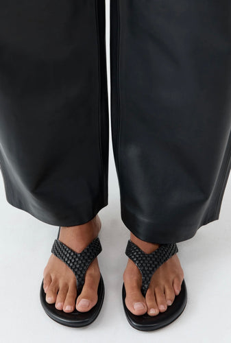 St Agni Lattice Weave Thong