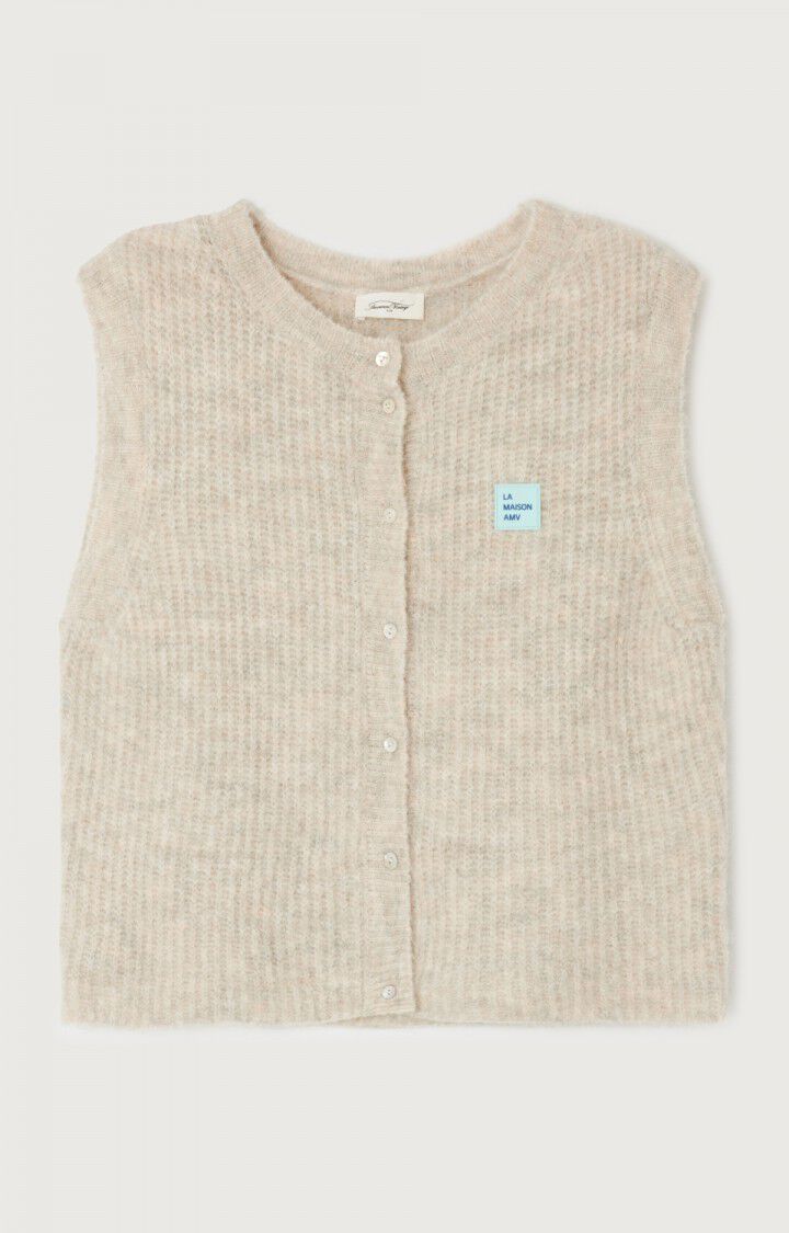 American Vintage East Cardigan - Powder Snow Melange
