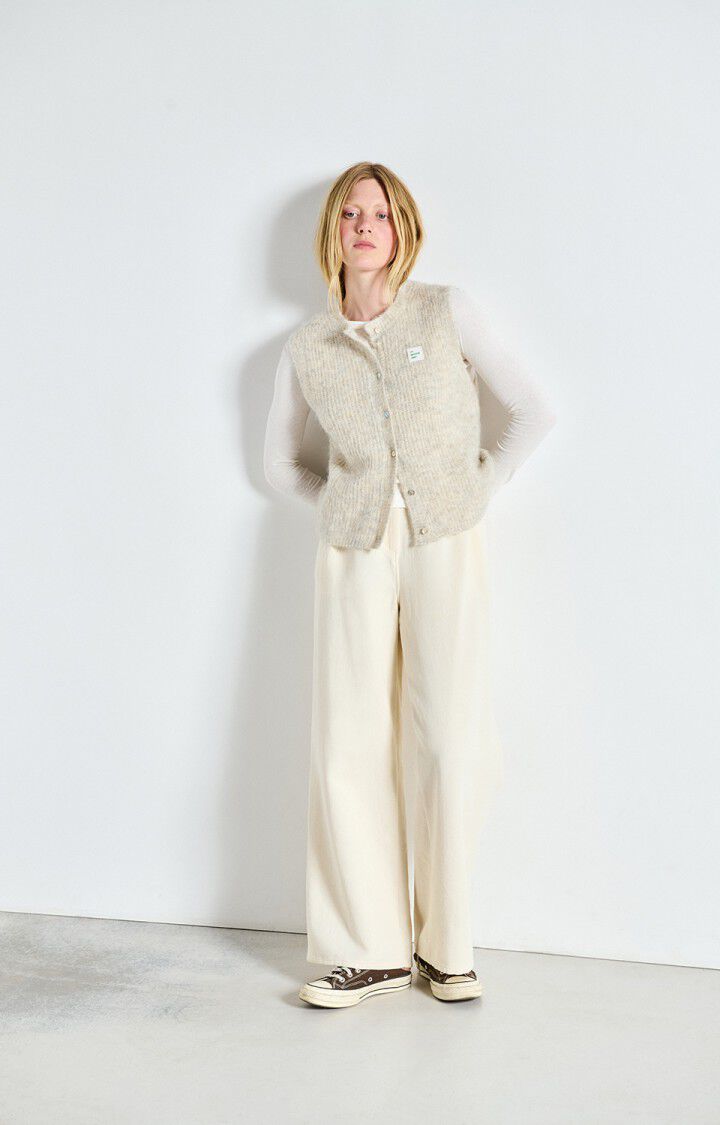 American Vintage East Cardigan - Powder Snow Melange