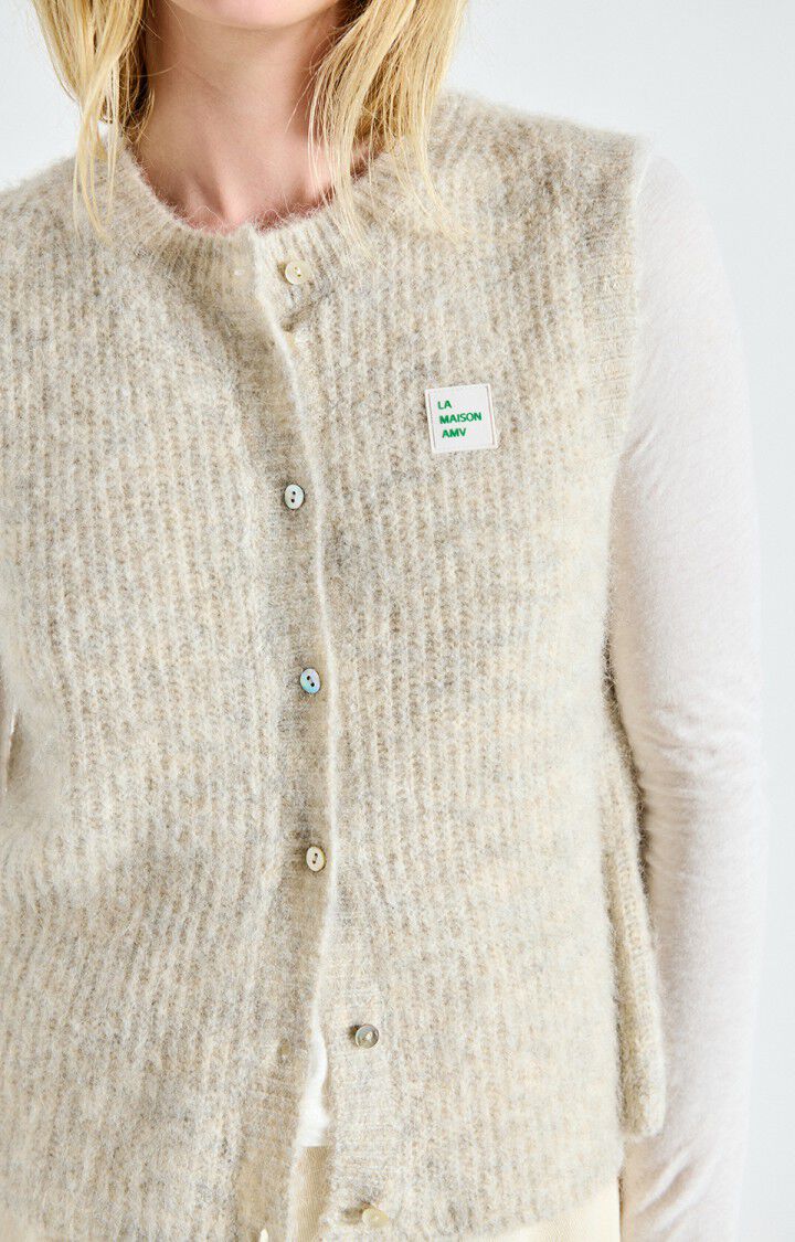 American Vintage East Cardigan - Powder Snow Melange