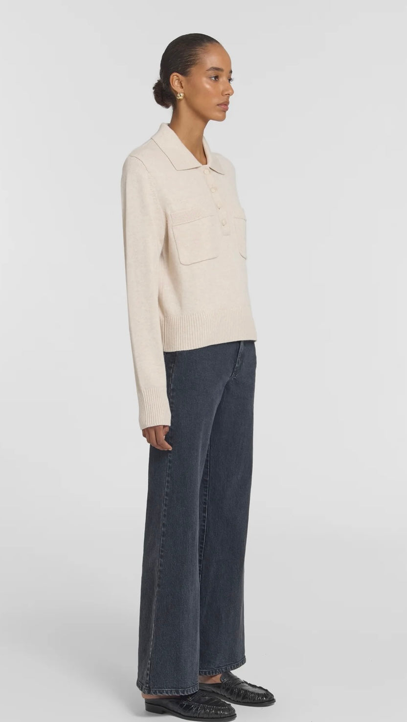 Viktoria & Woods Duplicity Knit in Oat Marle