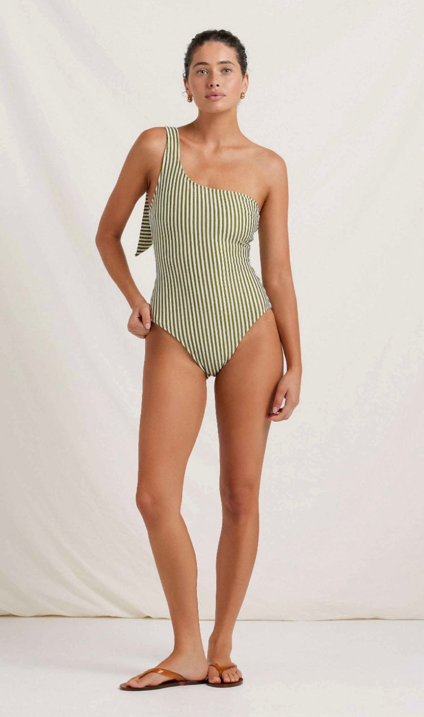 Peony One Shoulder One-Piece