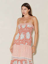 Load image into Gallery viewer, Boteh De Flore Shirred Maxi Dress