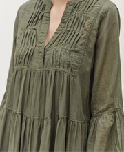 Load image into Gallery viewer, Devotion Twins Symbol Midi Dress khaki