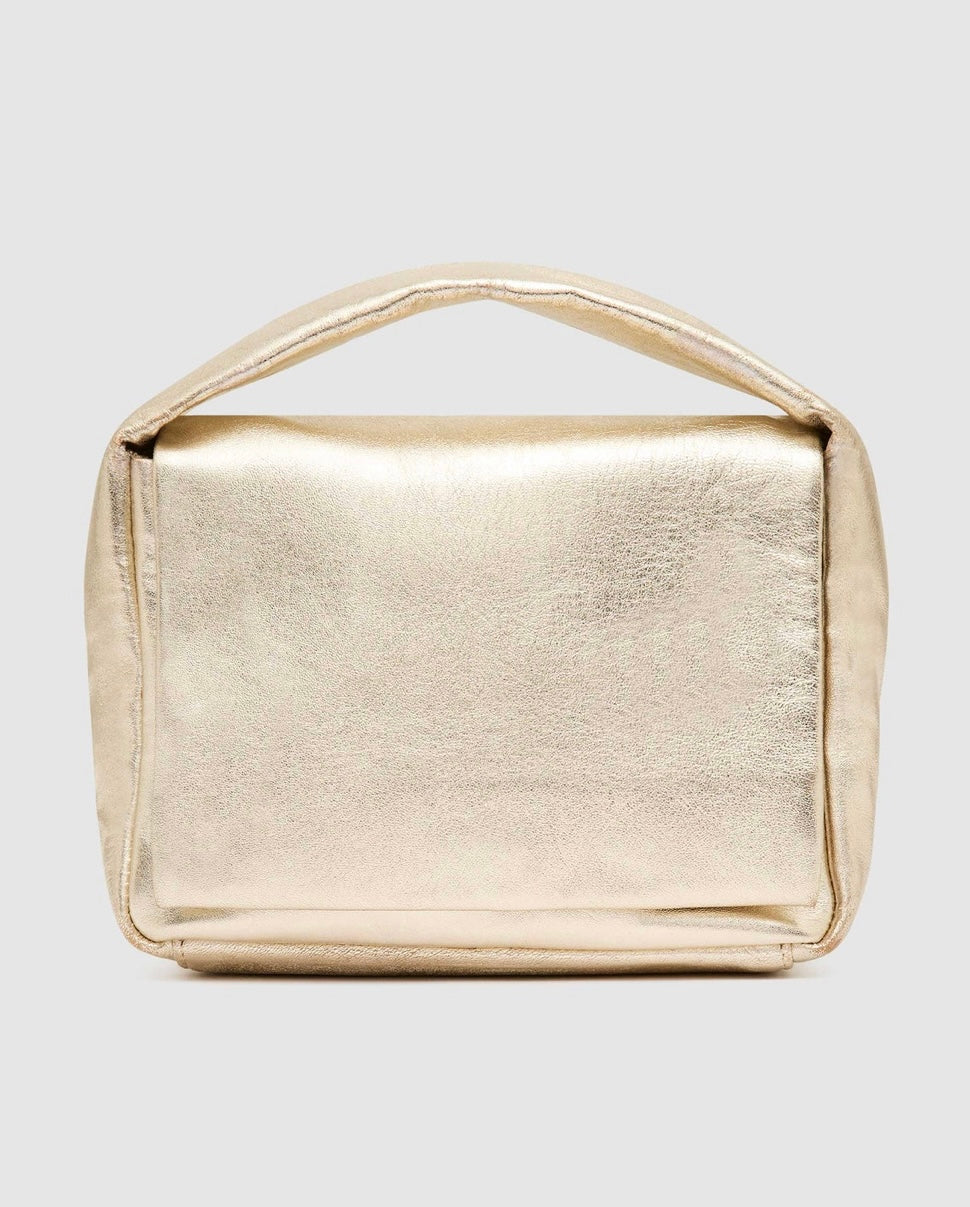 St Agni Soft Gold Satchel bag