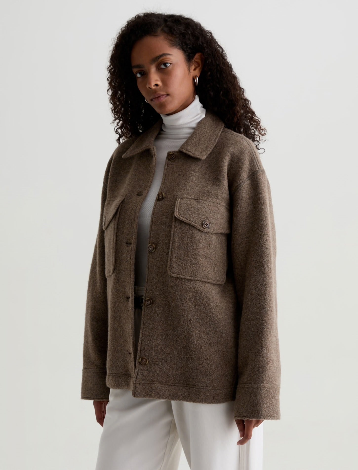 Ag Zola Shirt Jacket - Stone