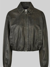 Load image into Gallery viewer, Second Female Lato Leather bomber jacket