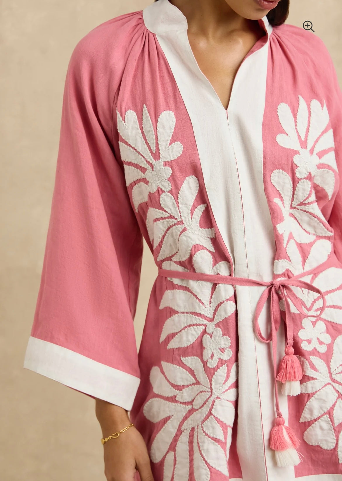 Hannah Lumi Dress Flora Pink