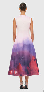 Leo Lin Cleo Sleeveless Midi Dress in Fairground Print