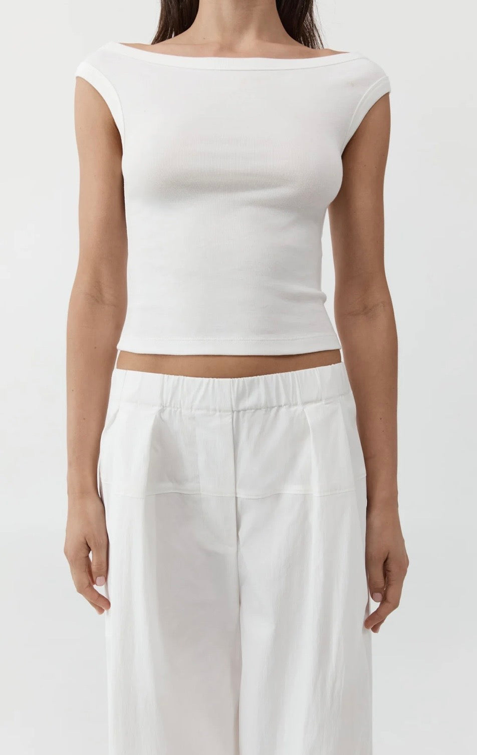 St Agni Organic Off Shoulder Top