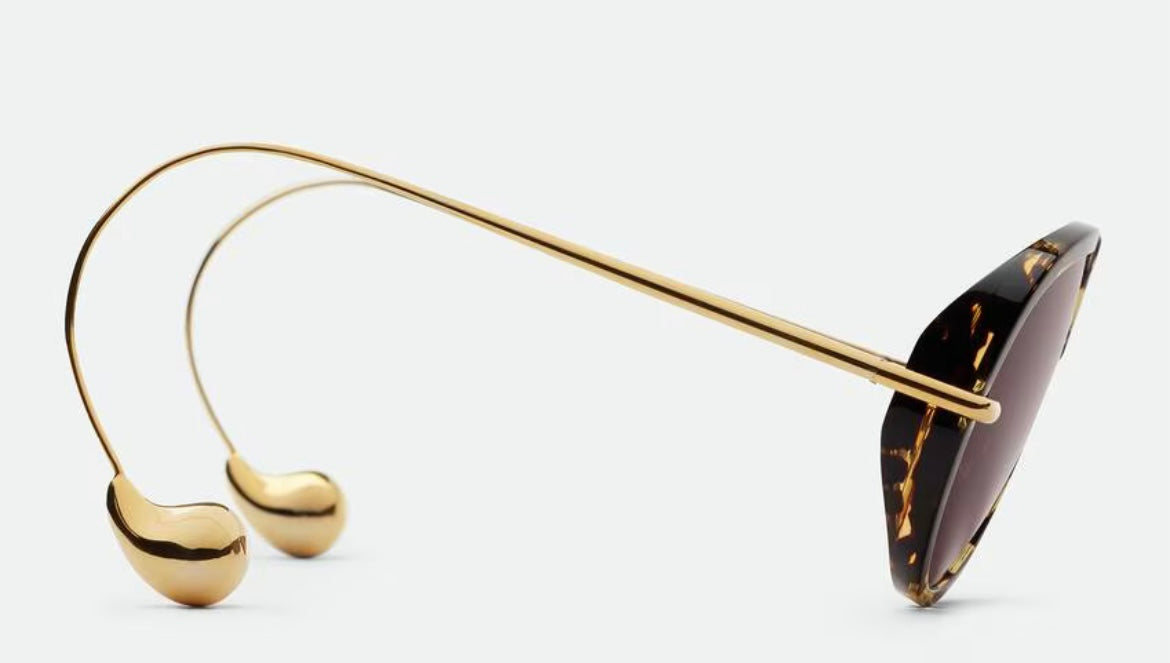 Bottega Veneta Drop Aviator Sunglasses