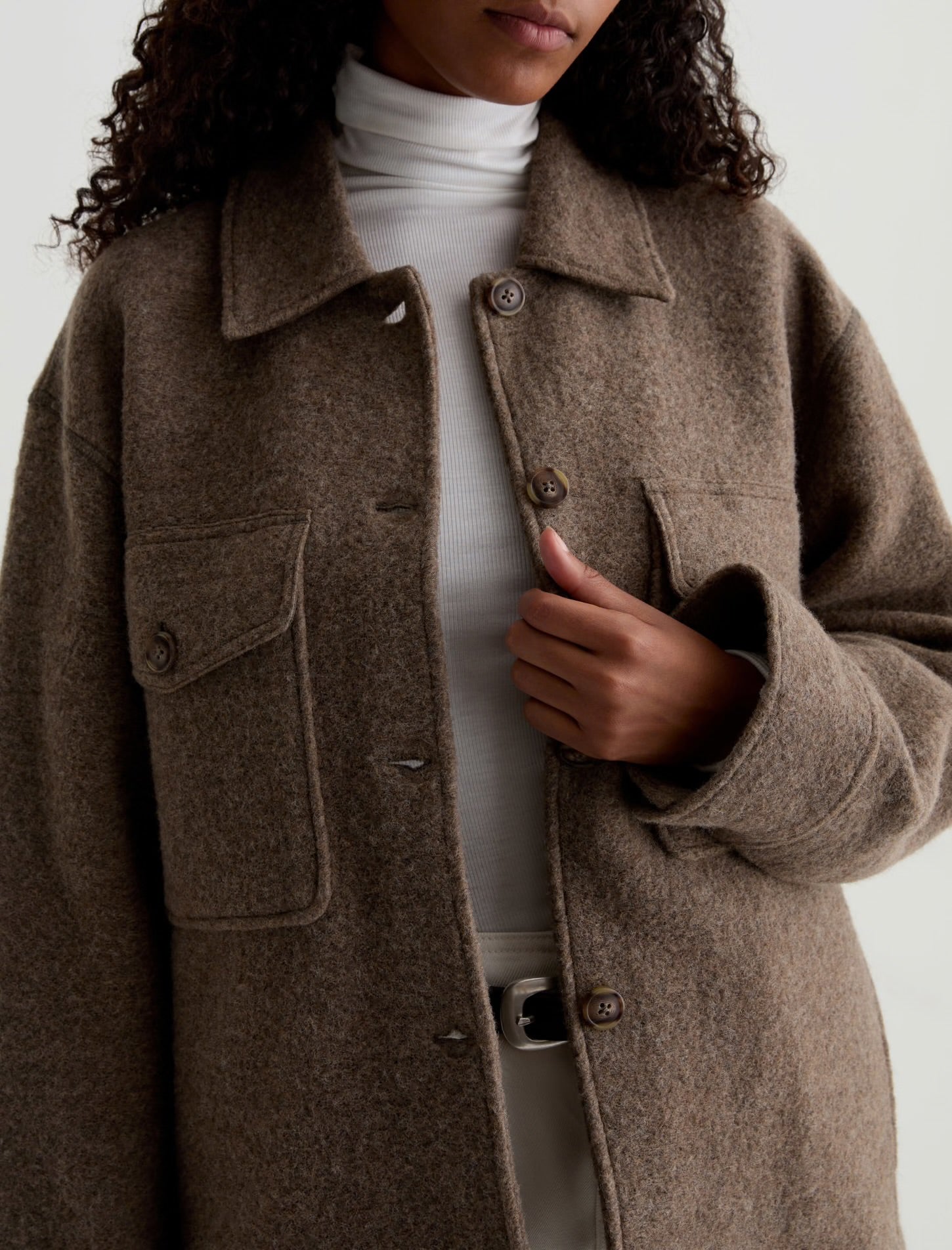 Ag Zola Shirt Jacket - Stone