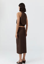 Load image into Gallery viewer, St Agni Taffeta Cocoon Top Mocha