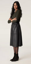 Load image into Gallery viewer, Cable Arlo Vegan Leather skirt Black