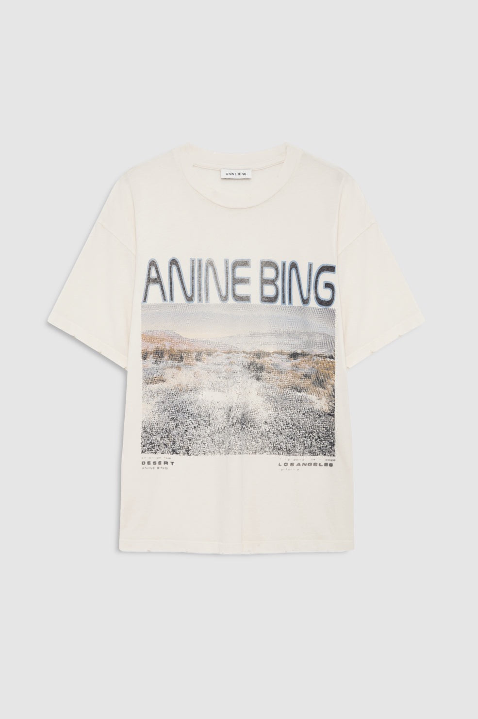 Anine Bing Cade Tee Wildflowers - Off White