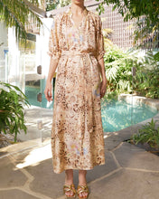 Load image into Gallery viewer, The Dreamer Label Taylor Cheetah Ankle Silk dress
