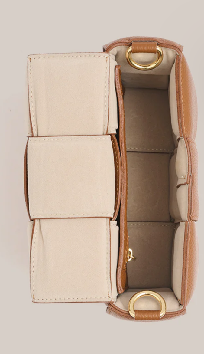 Vestirsi Margot Woven Bag Light Chestnut