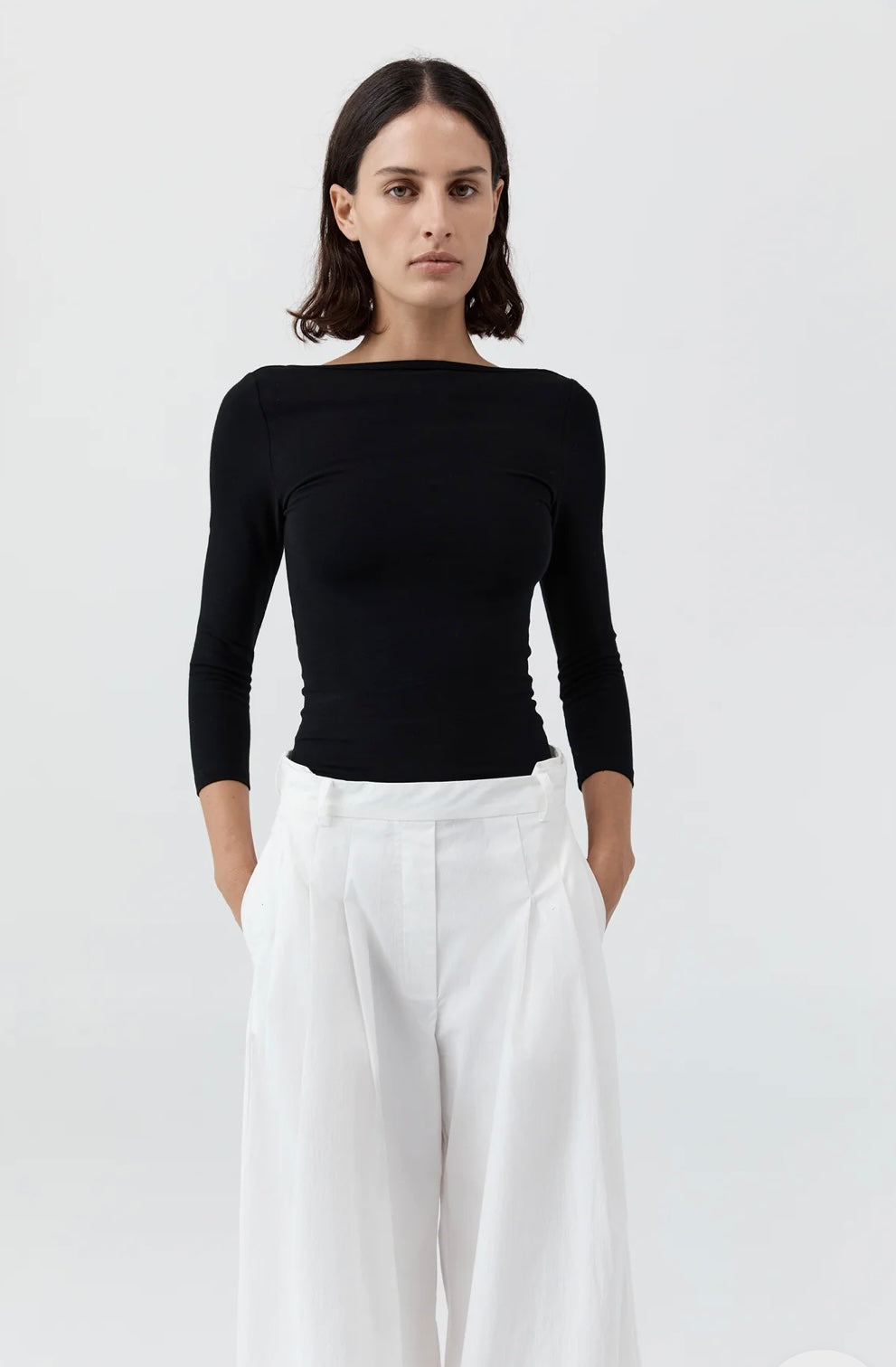 St Agni Soft Jersey Ballerina top