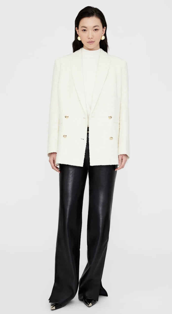 Anine Bing Jasmine Blazer - Ivory