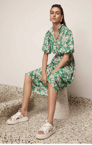 Cable Rosie Midi Dress Green